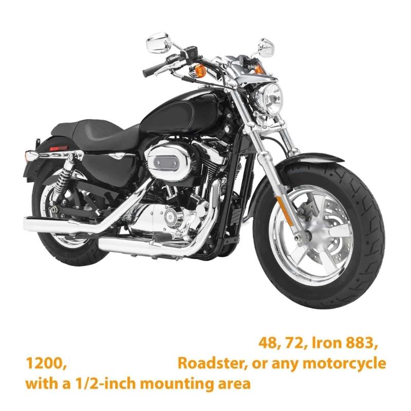 Steel Motorcycle Support Black Motorcycle Cured Vertical Side Mount Licese Plate Holder Bracket