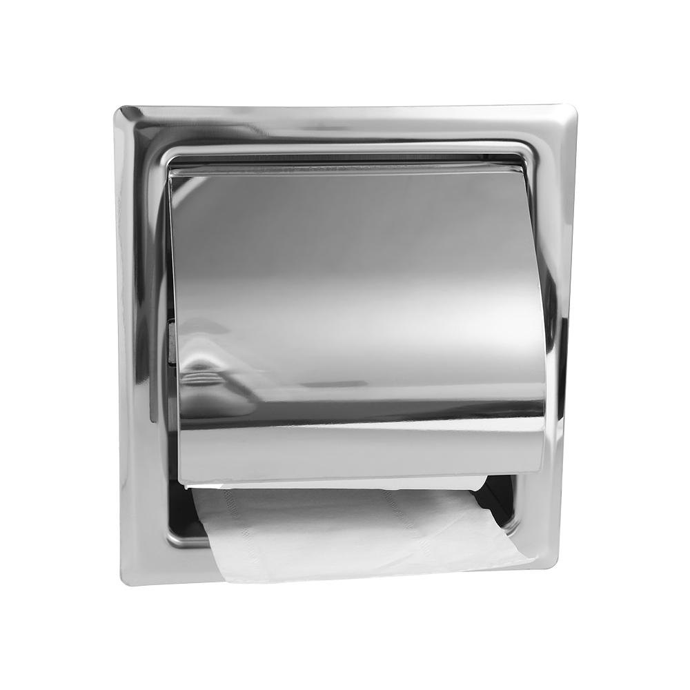 Concealed With Cover Wall Mounted Toilet Paper Holder Tissue Box Tissue Paper Rack Roll Paper Box