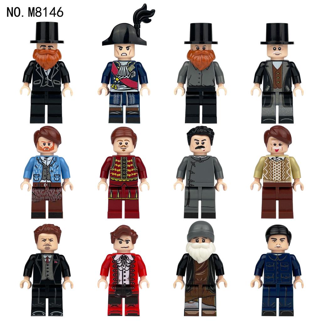 Multi-Style World Celebrity Doll M8146 Children'S Assembly Small Particle Building Block Figurine My Puzzle