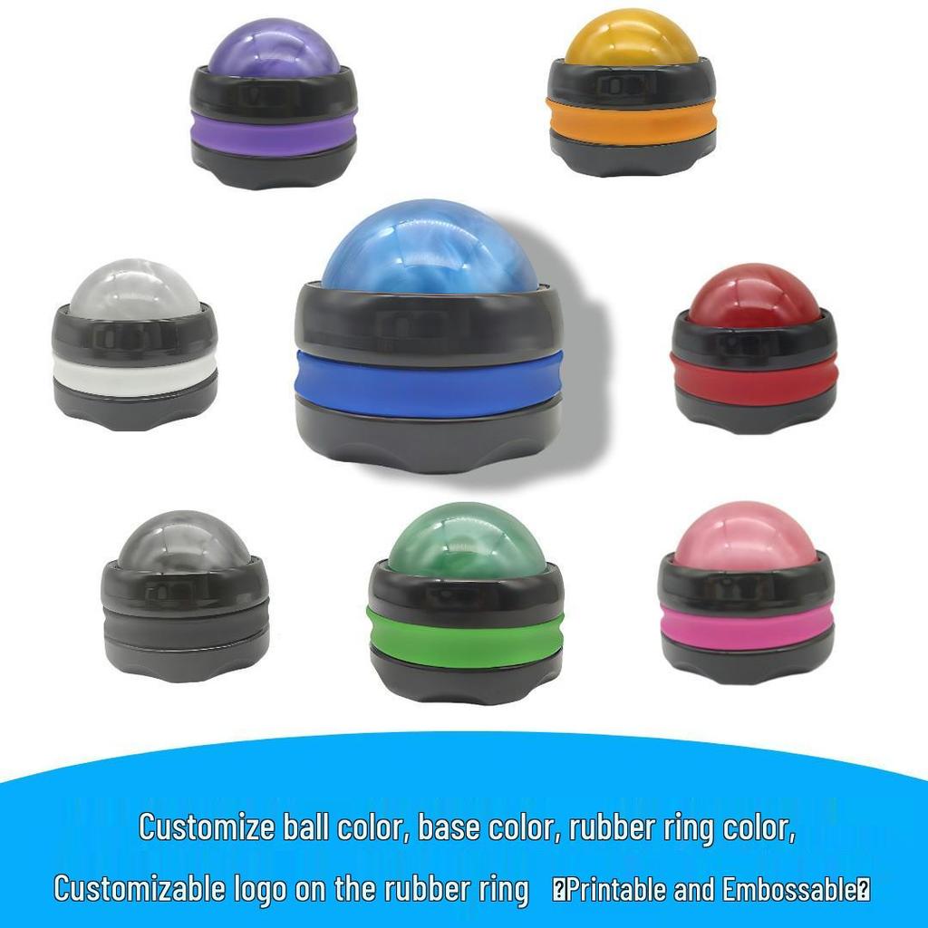 Resin Meridian Massage Roller Set: Essential Oil, Yoga, Sports Relaxation & Rubber Ring