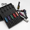 10 Colors Hair Dye Comb Washable Temporary Hair Chalk Kids Adults Disposable Hair Color Powder Applicator Brush Christmas Halloween Cosplay Makeup