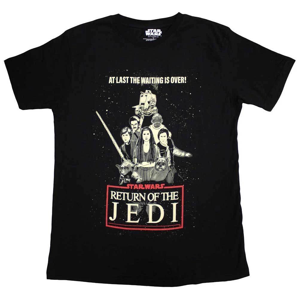 Star Wars Unisex T-Shirt: Return Of The Jedi Waiting Is Over (Large) 2XL