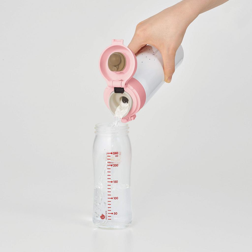 Thermos Stainless Steel Bottle for Milk Formula Minnie Stainless Steel Thermos Bottle Ideal for Making Milk Capacity 500ml 0.5L JNX-502DS (MNI)