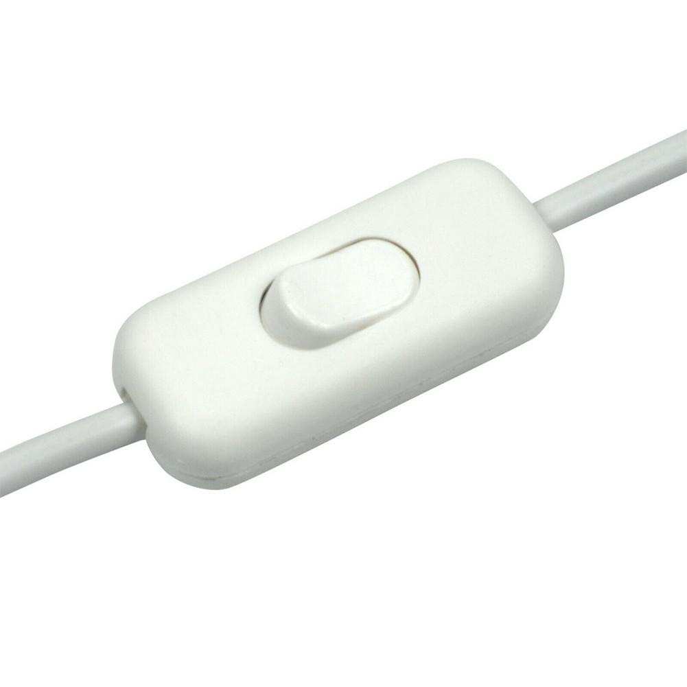 In Line Switch Cord Cable For Desk Lamp ON OFF Plastic