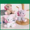 Animal Plush Cat Toy With Short Pile Plush For Backpack Accessory