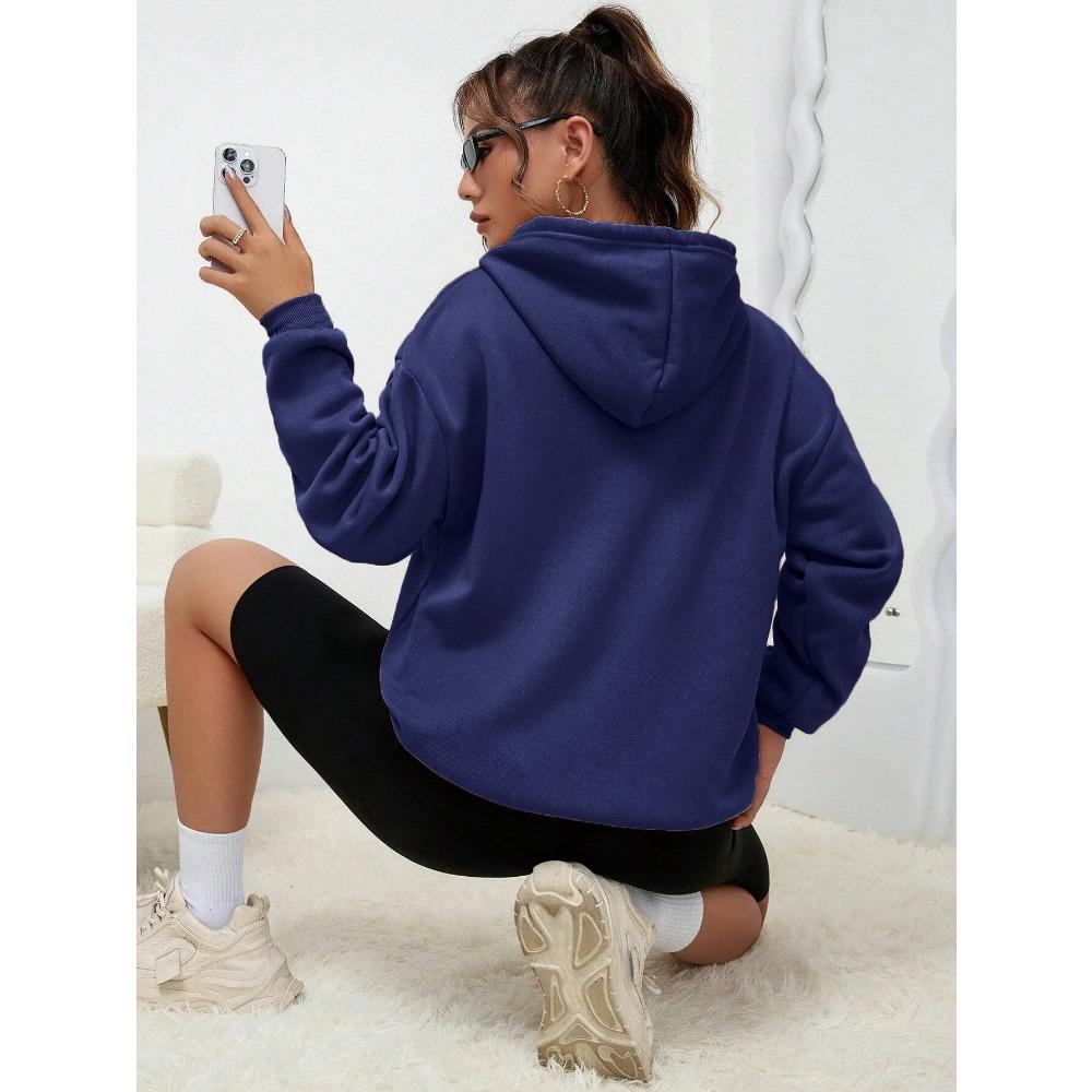 

Однотонное повседневное худи для женщин, карман, креативное худи, все сочетается, уличная одежда, женский флис, унисекс пуловеры 3xl темно-синий