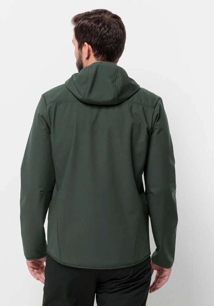 Куртка Jack Wolfskin Bornberg Hoody M черная олива