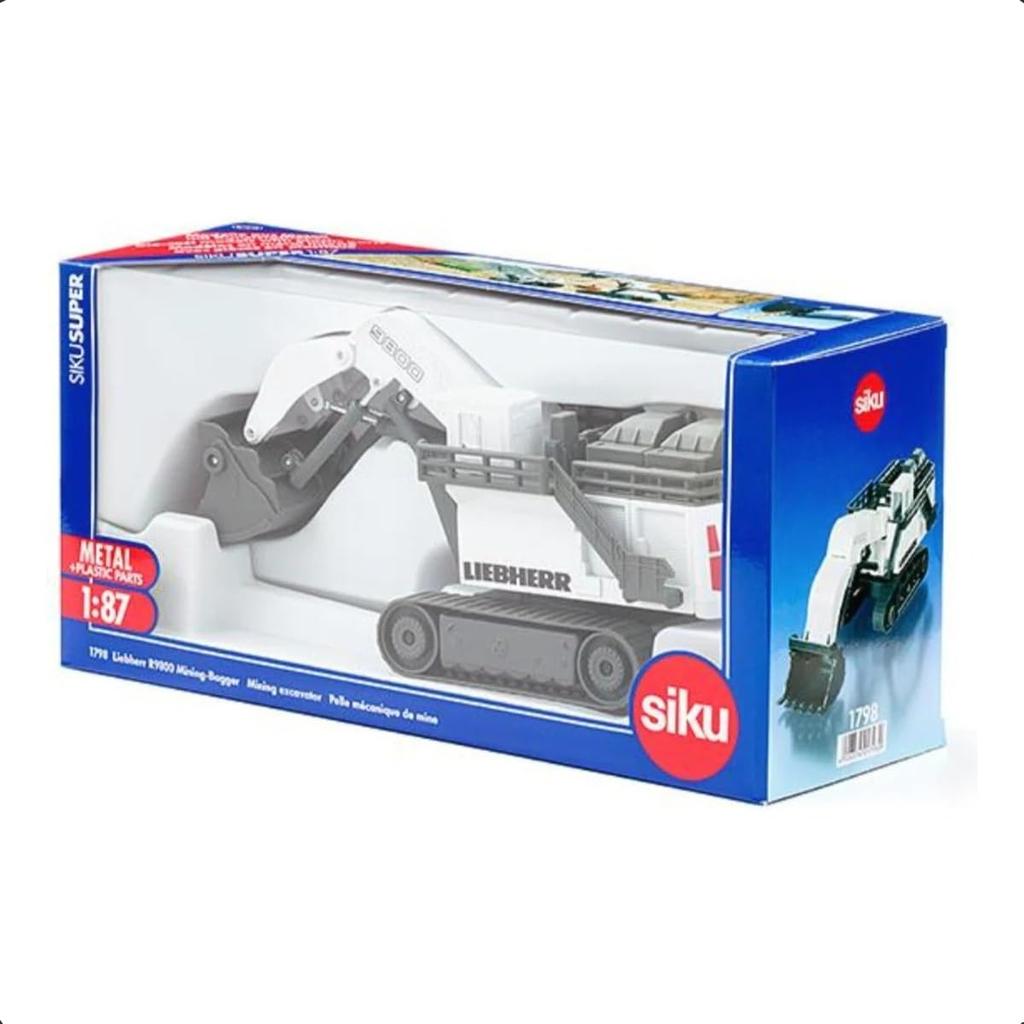 Siku - 0 - Mașină Minieră Liebherr Alb, Negru, etc.. 1798