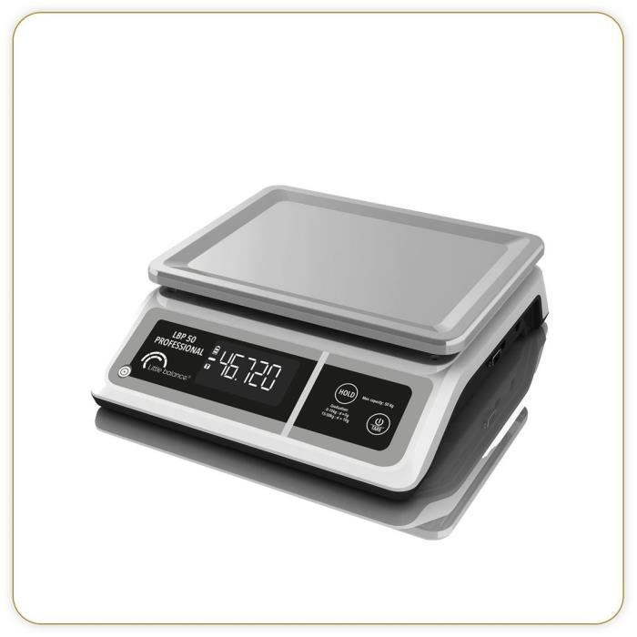 Balance Professionnelle - LBP 50 Professional - USB - Gris - LITTLE BALANCE - Balance De Cuisine - 50 Kg