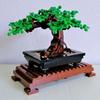 Creative Fit Bonsai Tree Flower Bouquet Building Blocks Model Diy Decor Immortal Plant Potted Bricks Toys for Kids Gifts