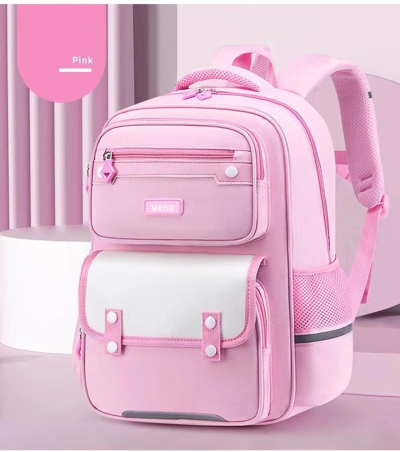 Primary School Schoolbags Children's Grade 3-6 Primary School Students Lightweight Oxford Cloth Breathable Backpack