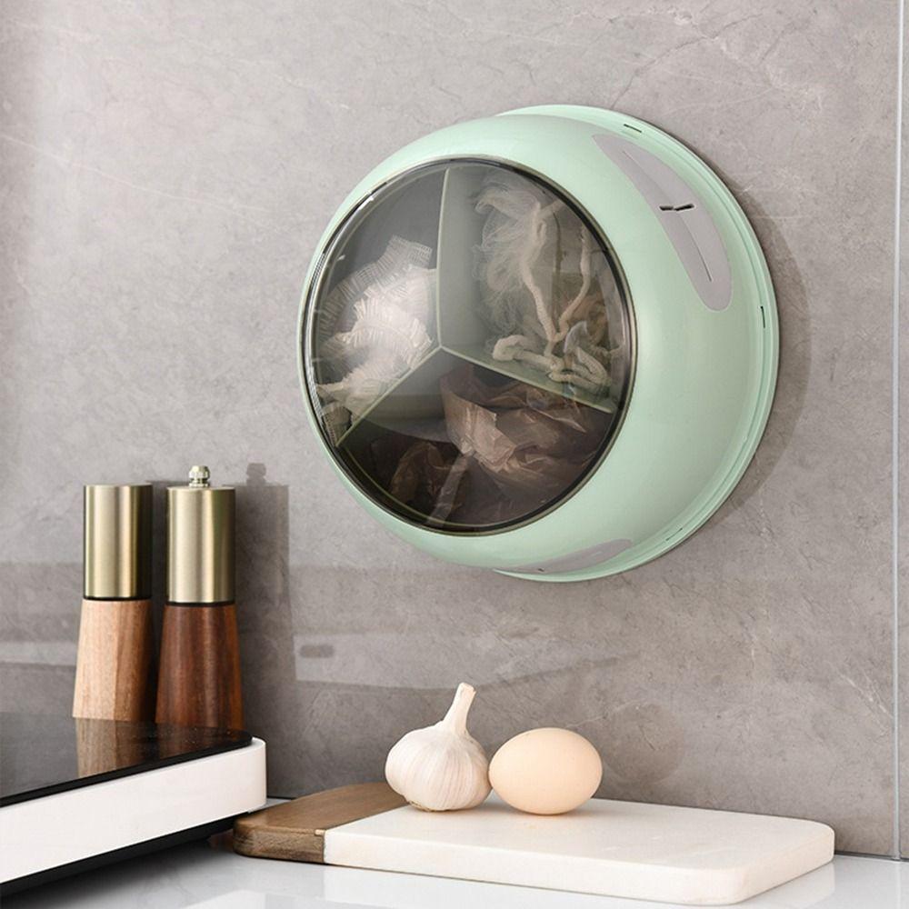 

Настенный диспенсер для свежей крышки, прозрачная крышка для хранения пищевых продуктов, домашняя кухня