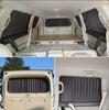 Mercedes C260L/V300 Suede Car Window Curtains - Double Rail, Non-Destructive Installation, Sun Protection & Light Blocking.