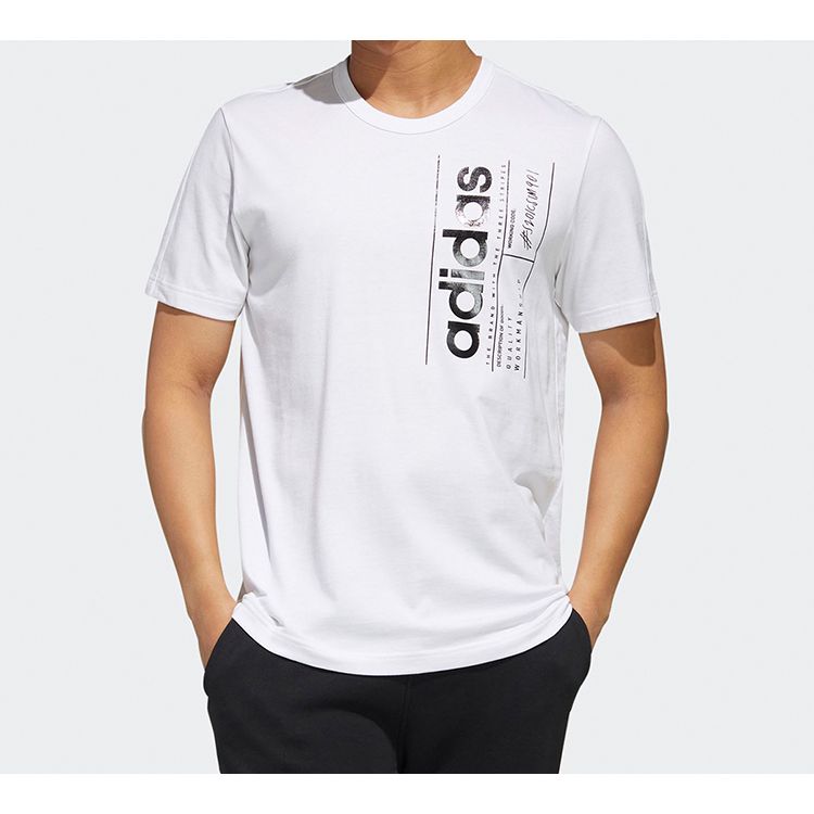 Adidas Brilliant Basics Short-Sleeve T-Shirt Men Tops White FM6088