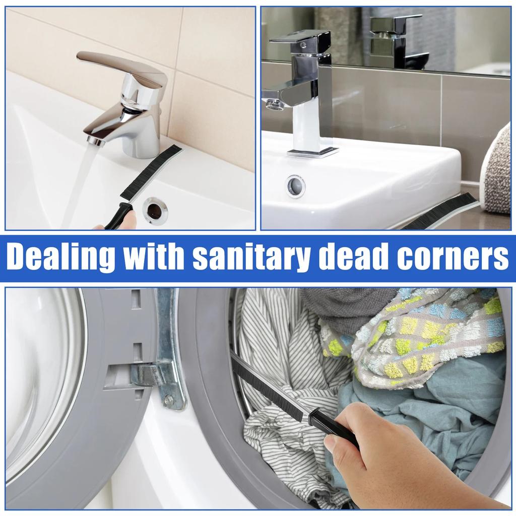 10/20Pcs Hard-Bristled Grout Gap Cleaning Brush Nylon Kitchen Toilet Tile Crevice Cleaner Brushes for Grooves Shower Floor Line