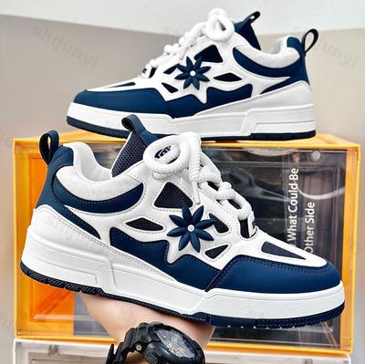 Men Platform Vulcanized Shoes New Increased Thick Sole Breathable Casual Wear Resistant Casual Sports Shoes for Men
