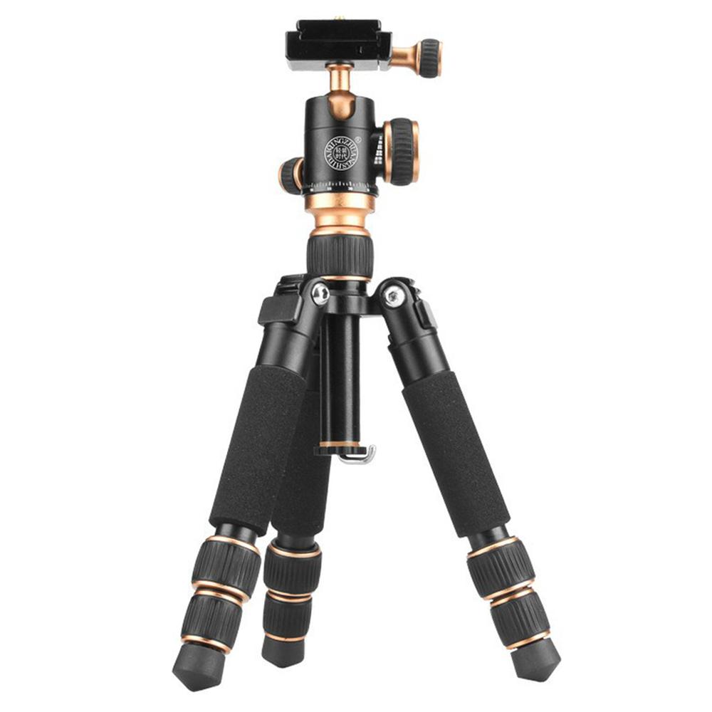 

QZSD Q166 21-55 см Регулируемая высота CNC Алюминиевый сплав Мини Настольный штатив со сферической головкой Type A