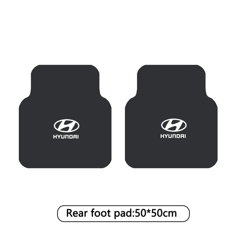 For Hyundai Tucson Accent Elantra Santa fe Sonata I10 I20 I40 2/4pcs Car Floor Mats Universal Auto Foot Pad  Automobile Interior