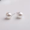 Women's Korean Versatile Pearl Earrings Cute and Creative