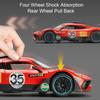 1:24 Scale ONE 300SL Sports Car Toy Model Pull Back Sound Light Shock Absorption Simulation Supercar Models Kids Presents
