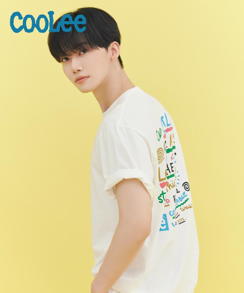 LEE Drawing Graphic Short Sleeve T-Shirt White