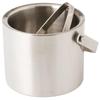 NITORI Ice Bucket with IC127 18cm X X 8959037 Tongs, Large, Silver, (W) 16.5cm (D) 12.5cm (H),