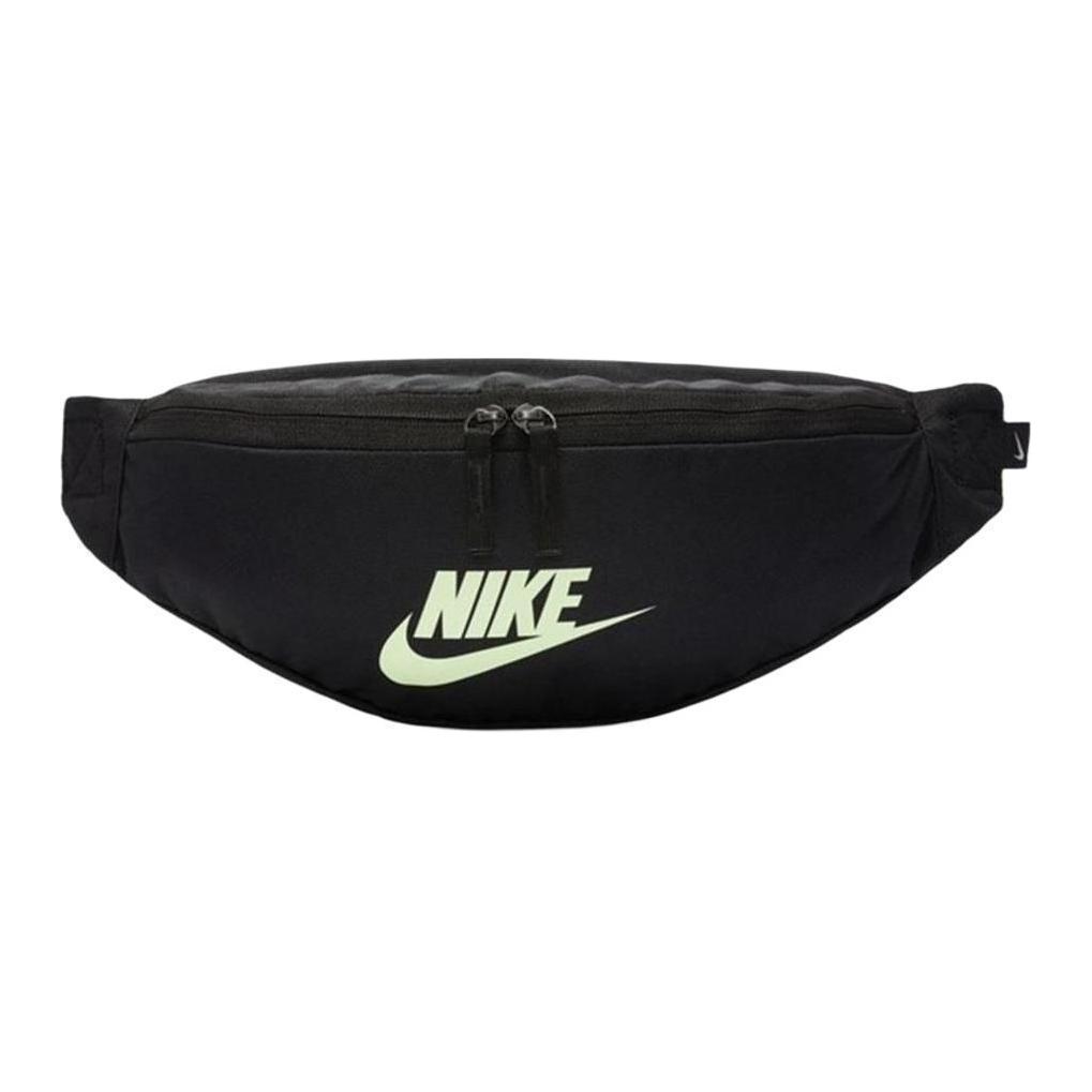 New Nike Heritage Polyester Regular Waist Bag Unisex Black BA5750-015