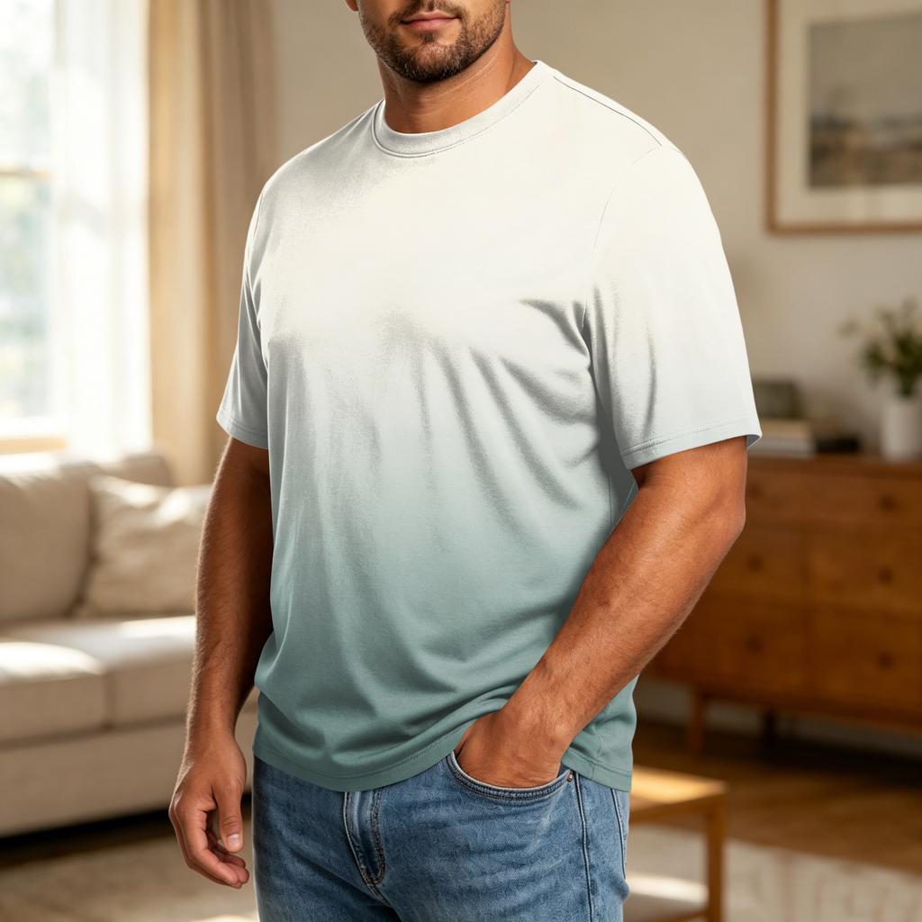 Men's Loose Fit Breathable T-Shirt for Casual Everyday Wear