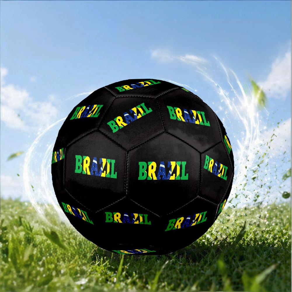 Brazil Artwork Printed Size 5 Soccer Balls, High-Quality, Anti-Slip, Protective Football, A Unique Gift , Birthdays, Christmas Gifts