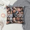 Chris Evans Collage Square Pillowcase Pillow Cover Cushion Throw Pillow for Home Bedroom Car