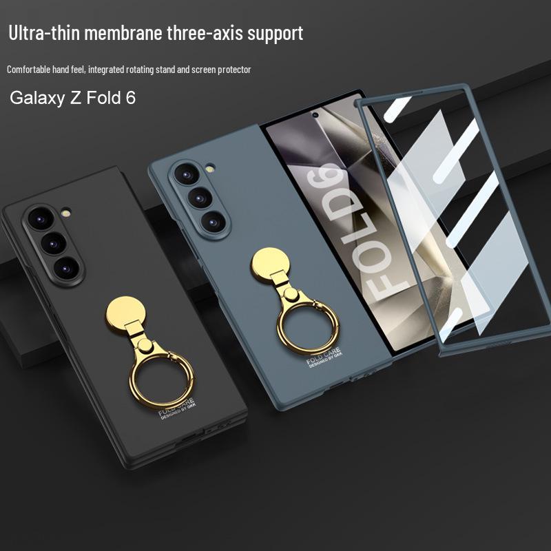 Schlanke faltbare Hülle mit Fingerring für Samsung Galaxy Z Fold6