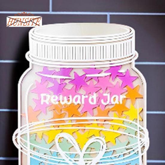Magnetická nádoba na odměny Stars, barevné žetony, nástroj pro správu třídy