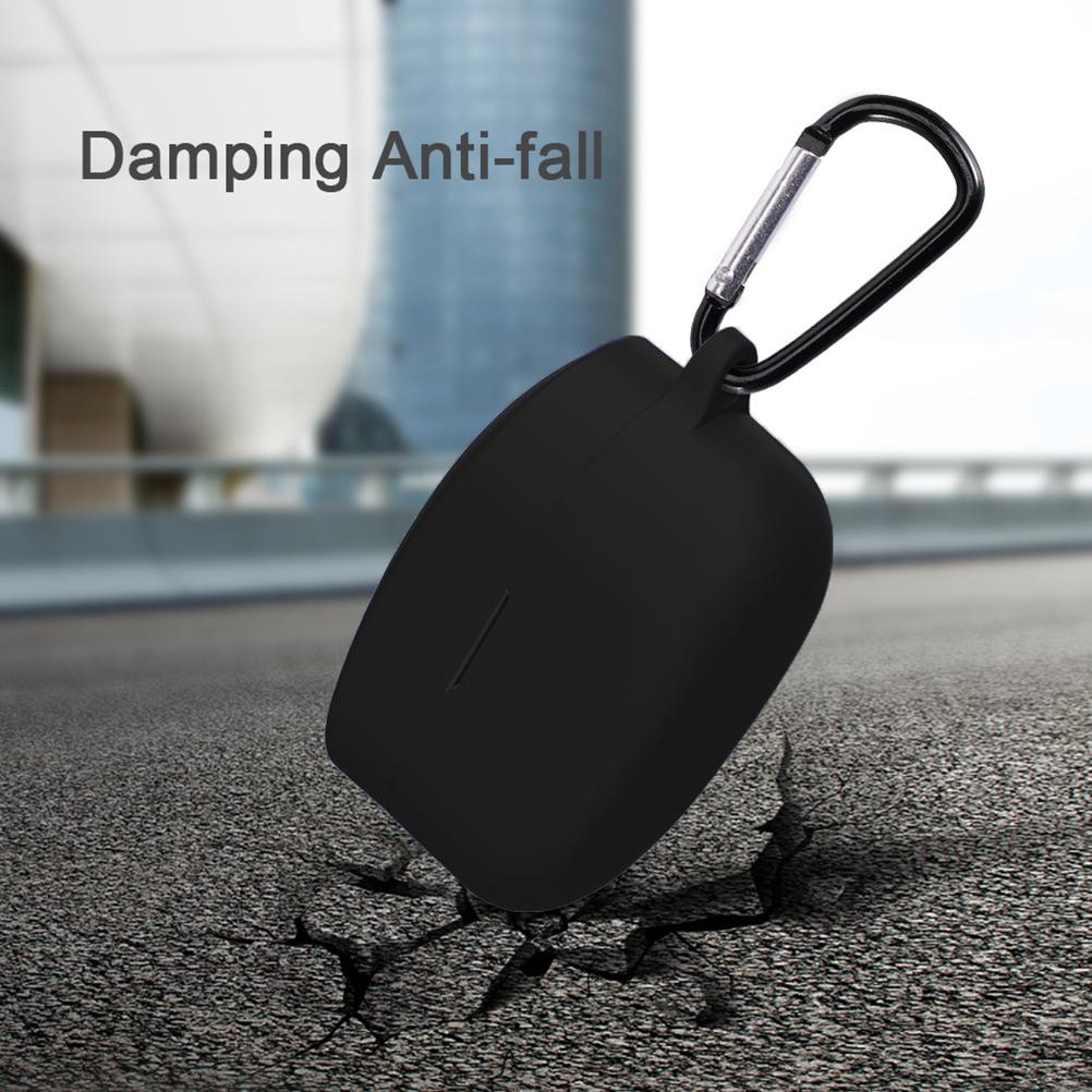 Silicone Case for Sony WF 1000XM4 Earbuds Black Protective Cover