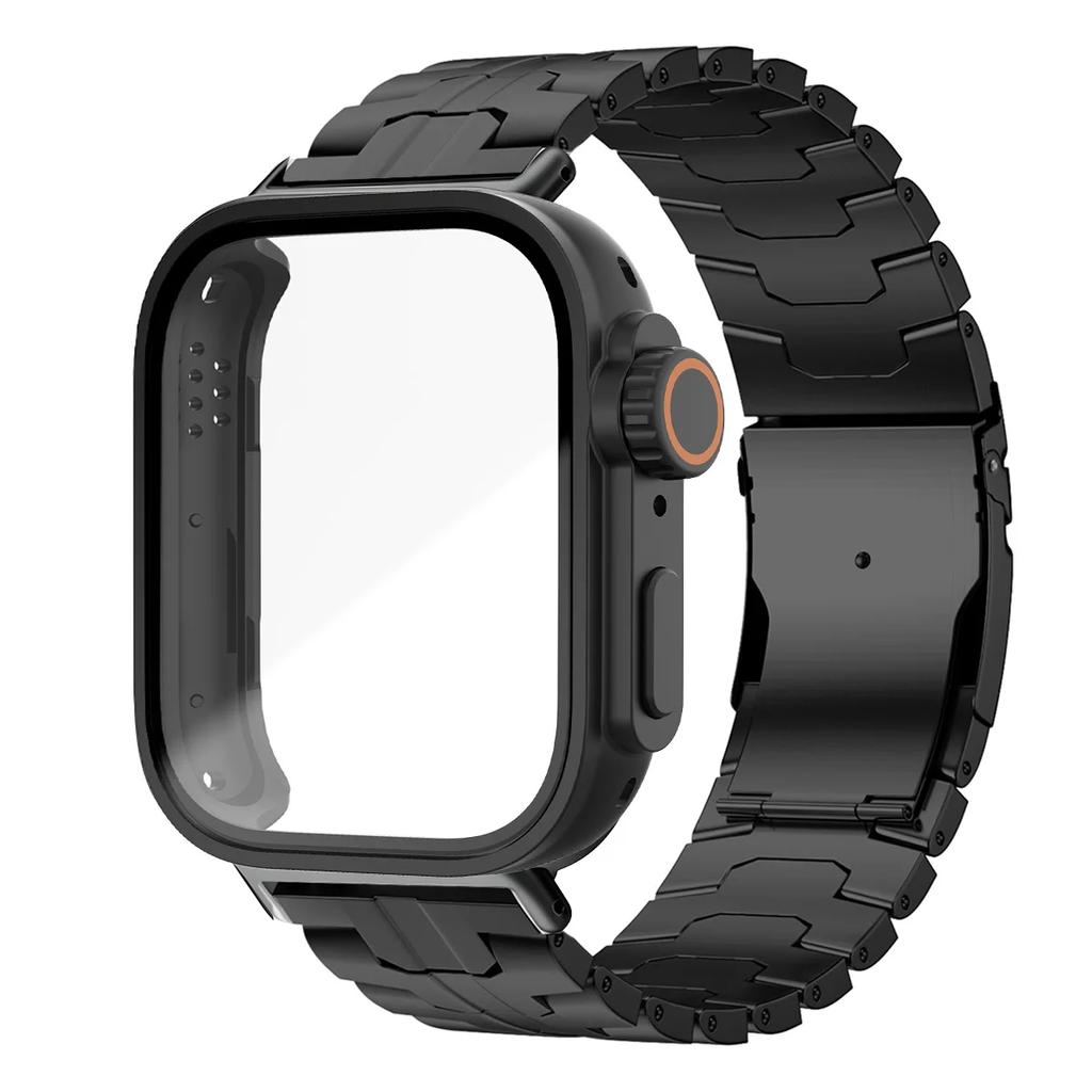Rostfritt Stål Armband+BoettFör Huawei Watch Fit 4/4 Pro Rem Metallarmband Byt till Ultra PC Skydd Armband För Huawei Fit3