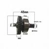 38 Tooth Gear Assembly Compatible With Delixi 12 Inch Electric Chaaw Carbon Steel Power Tool Motor Drive Spare Parts