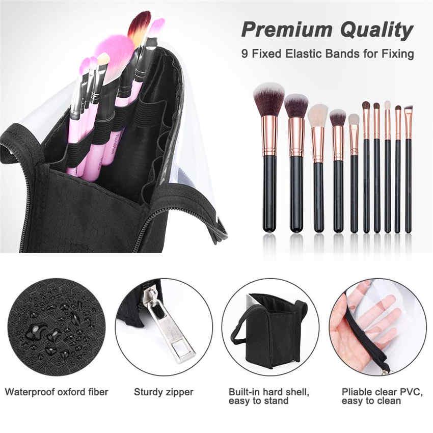 Waterproof Makeup Brush Case Dust-proof Brush Holder Women Brush Organizer Makeup Tools