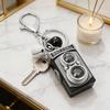 Breloc Ușor Portabil LED Sunet Lumină Design Retro Formă Cameră Cheie Geantă Rucsac Breloc Pandantiv Accesoriu