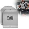 VEVOR Curved Weight Vest Plates, 6.6 Kg Pairs, Premium Steel Tactical Weighted Plates for Vest, Ergonomic Design, for Strength Endurance Training