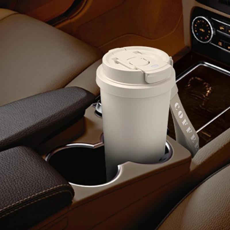 530ml stainless steel Thermos Coffee Cup Double Wall 316 Stainless Steel Vacuum Insulated Cup with Straw for Coffee Tumbler Gift