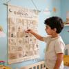 Ramadan Advent Calendar for Muslim Islamic Kid Kareem Wall Hanging Home Decoration 30 Day Countdown Calendar Eid Ornament