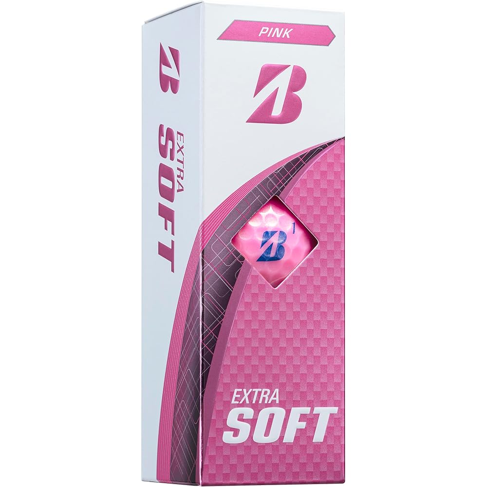 Bolas de Golfe Bridgestone Extra Macias Pacote com 12 Rosa Modelo 2025
