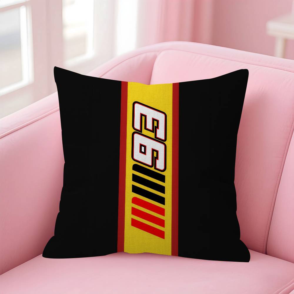 Personalized Pillow Dust Cover Bedroom Kids Party Decoration Pillowcase Birthday Children Gift MMarc racing driver Marquez 93