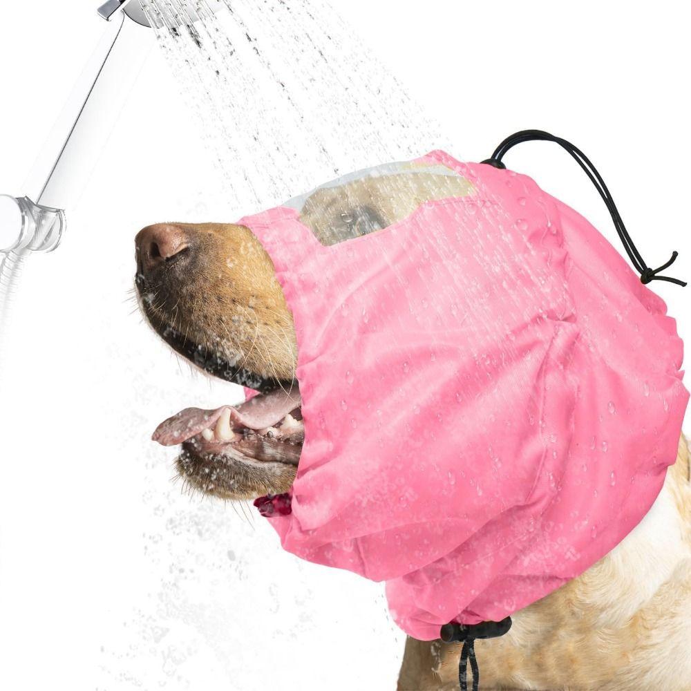 Foldable Dog Ear Protection Hat Portable Dog Shower Cap Prevent Water Into Ears