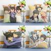 Simple fashion icon JJunjou Romantica Cushion Cover Linen Pillowcase Soft  for Sofa Bed Home Room Decor