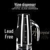 Shangheng 1200ml Lead-Free Crystal Glass Decanter