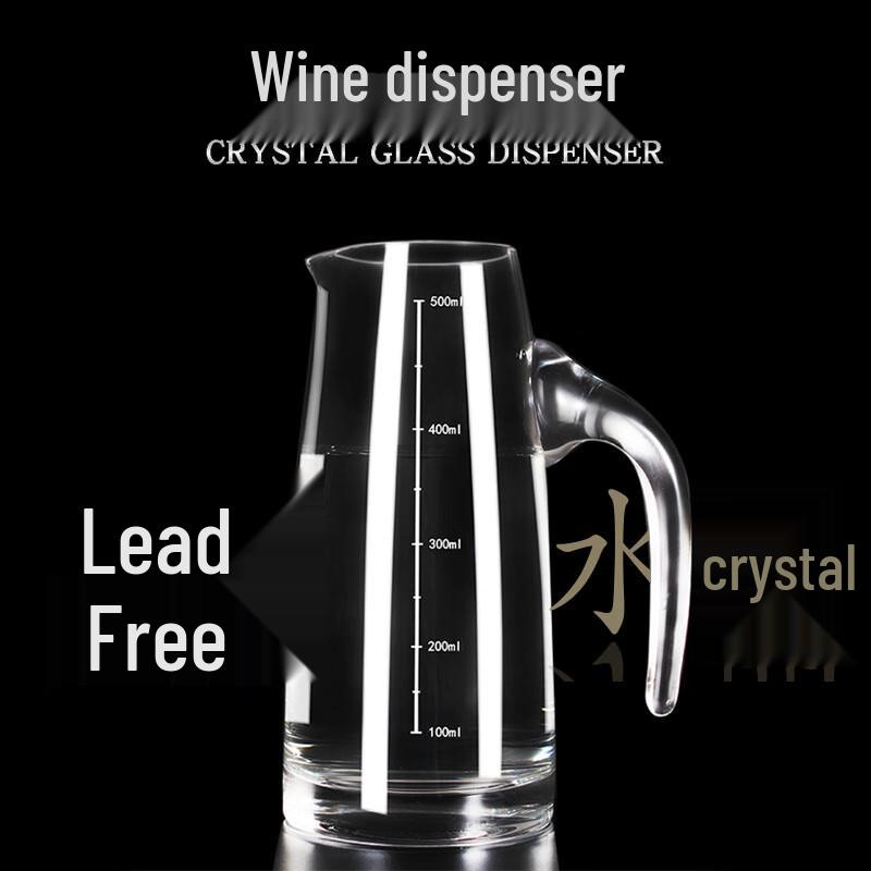 Shangheng 1200ml Lead-Free Crystal Glass Decanter