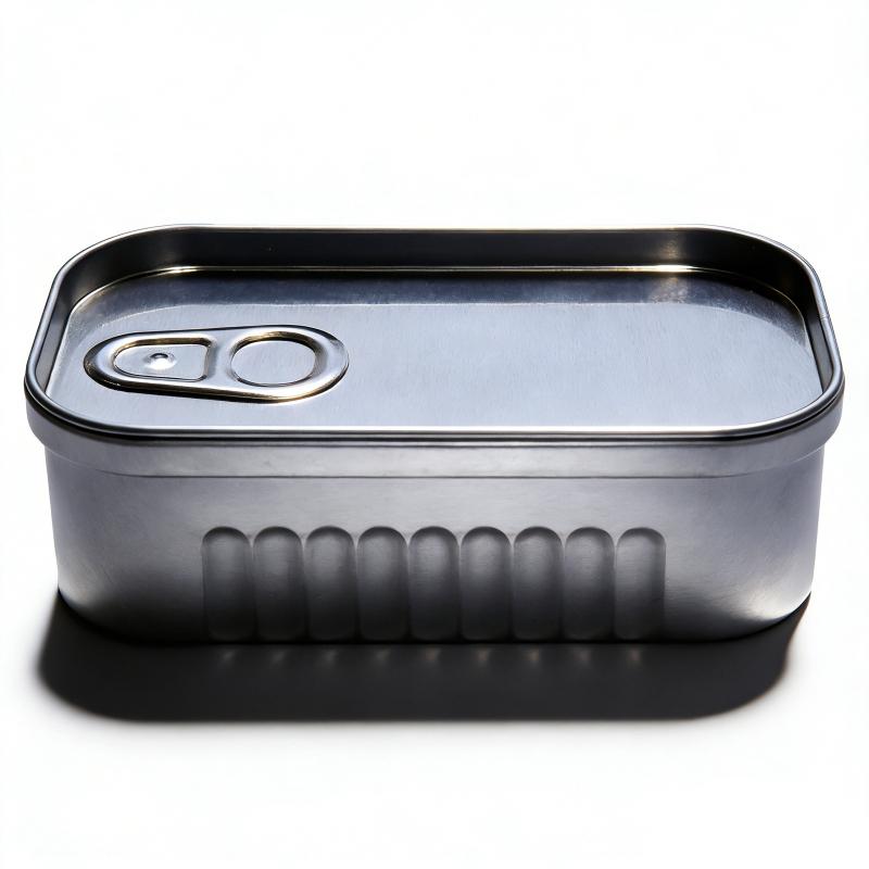 1/2PCS Sardine Can Shaped Storage Tin Box Portable Metal Material Sealed Jar with Lid for Storing Small Items Household Goods