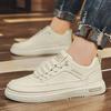 Summer Breathable Casual Flat Shoes Lightweight Soft-soled Sports Black Trendy Shoes