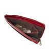 Dakota Long Wallet with L-Shaped Zipper, 0035897, Fons Series, Red, DA-35897-30