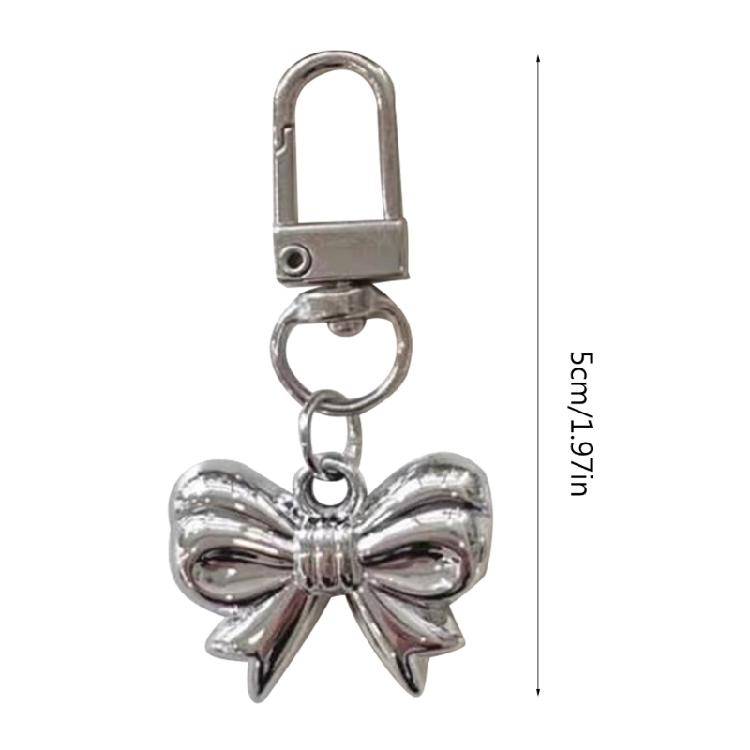 Bowknot Keychain Star/Heart /Butterfly Pendant Keyring Bow Phone Charm Ornament